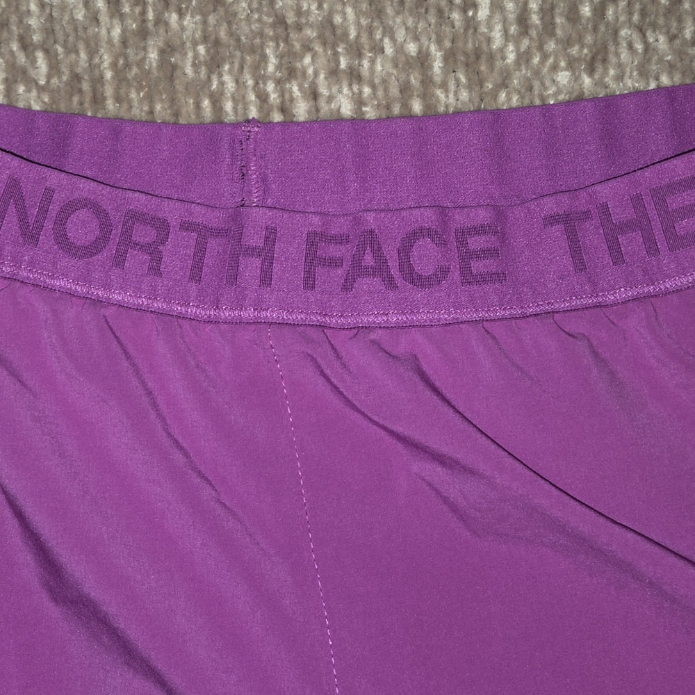 The North Face Women's Dark Pink Shorts - Picture 4 of 6